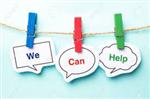 words that say "we can help"